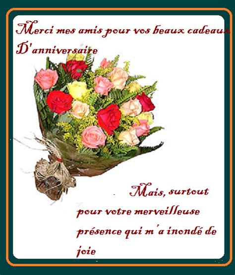 Citation Pour Remerciement D'anniversaire Lovely Remerciement Anniversaire