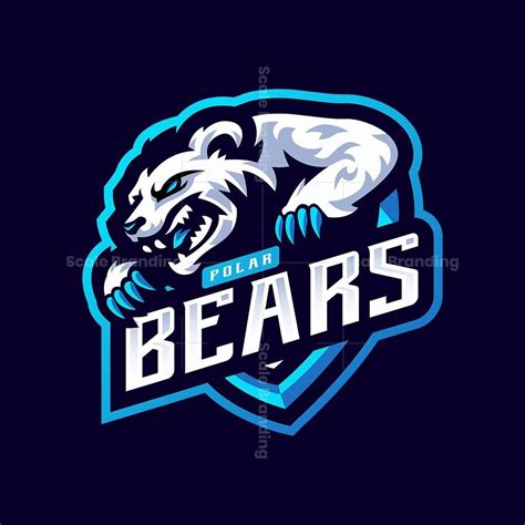 POLAR BEARS MASCOT LOGO | Polar bear, Polar bear logo, ? logo