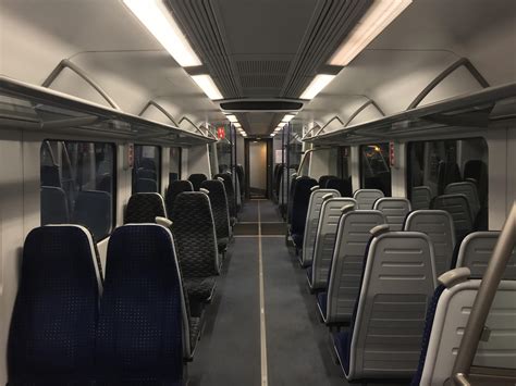 Interior of a British Rail Class 360 , 360/2 (Unit No. 360025) Siemens ...