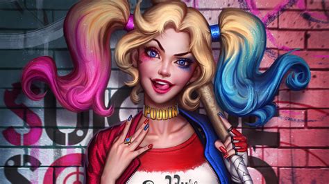Harley Quinn graphic art HD wallpaper | Wallpaper Flare