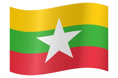 Myanmar flag image - Country flags