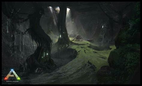 Broodmother concept art | Ark survival evolved, Light in the dark, Concept art