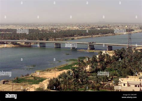 The main bridge in An Nasiriyah Iraq where intense fighting occurred ...