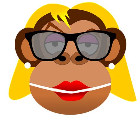 Download Monkey, Girl, Female. Royalty-Free Stock Illustration Image ...