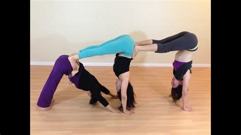 Family Yoga, Three Generation Yoga, partner yoga - YouTube