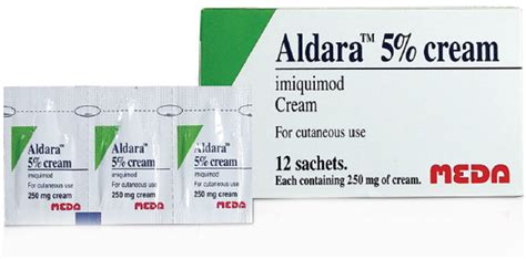 Aldara 5% cream (imiquimod) 250mg – 12 sachets - Ehealth Kenya