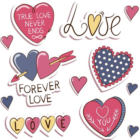 Printable Valentines Day Stickers