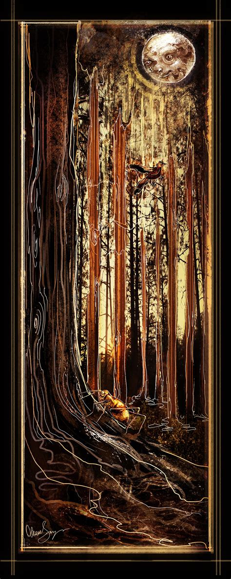 "Twilight Woods" | Nature paintings, Life imitates art, Twilight woods