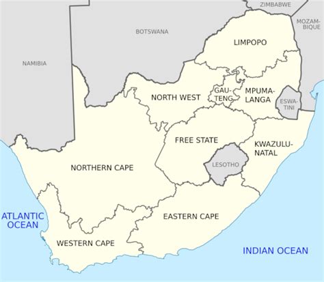 Which of South Africa's 9 provinces is the smallest by population?