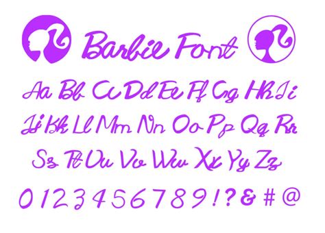 Barbie Letters Printable