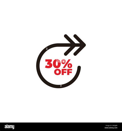 30 percent off refresh arrow line vector Stock Vector Image & Art - Alamy