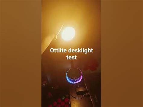 costco ottlite desk lamp test dark room rgb - YouTube