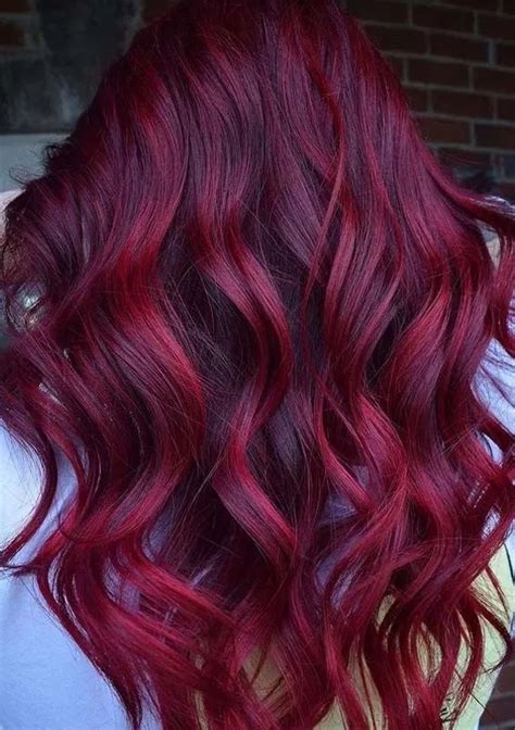 Beautiful Crimson Red Hair Color Shades for Women 2020 | Voguetypes | Deep red hair, Hair color ...