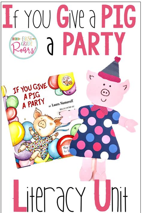 If You Give a Pig a Party Activities Book Companion Reading Comprehension | Book activities ...