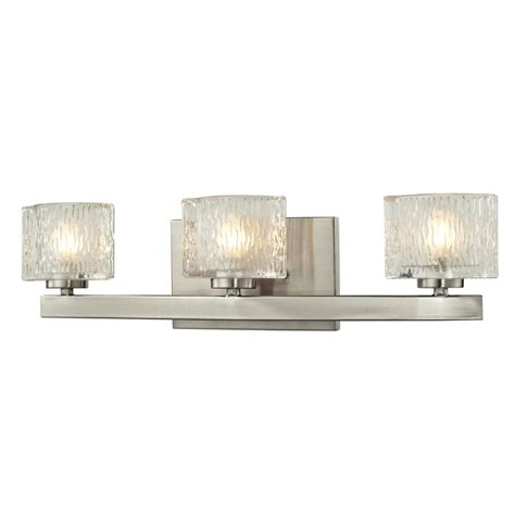 Filament Design Rainfall 3-Light Brushed Nickel Bath Vanity Light-CLI ...