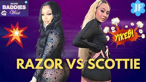 BADDIES WEST STAR RAZOR BLAST SCOTTIE ON IG LIVE AFTER WATCHING THE ...