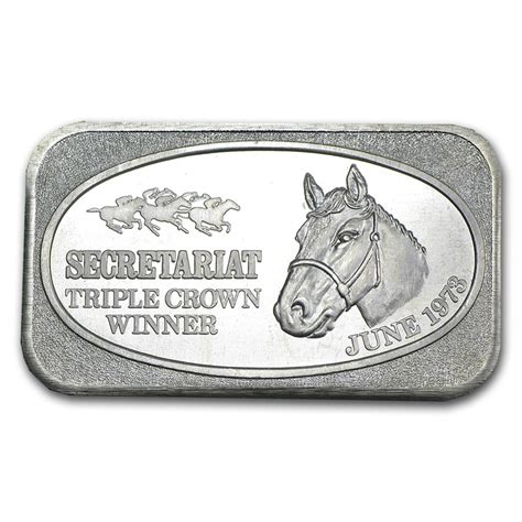 Buy 1 oz Silver Bar - Secretariat | APMEX