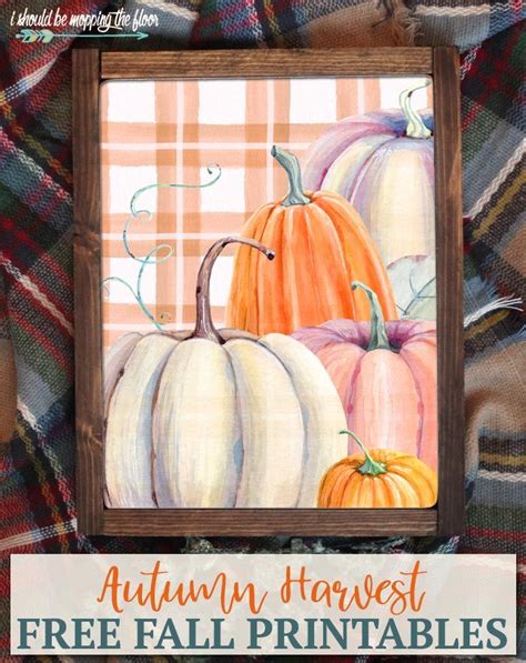 Autumn Harvest Printables in Beautiful Colors