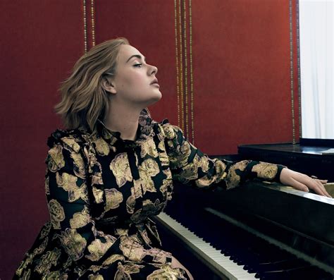 Adele in Spring's Fabulous Frocks - Vogue