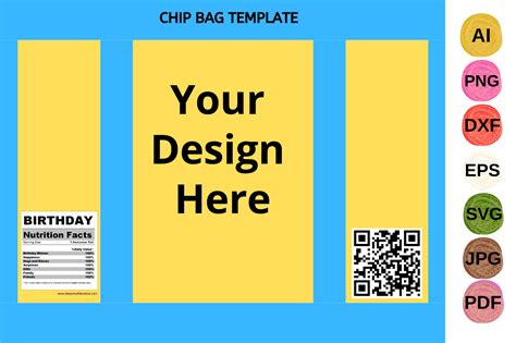 Chip Bag Blank Template By Adore Elite | TheHungryJPEG