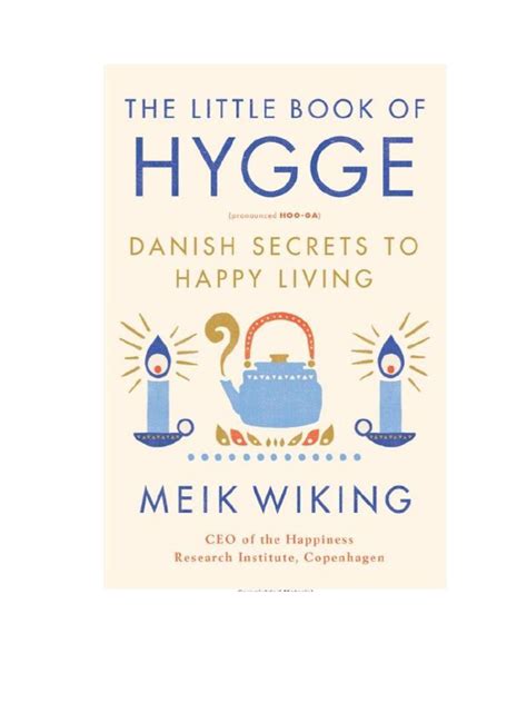 The Little Book of Hygge PDF | PDF