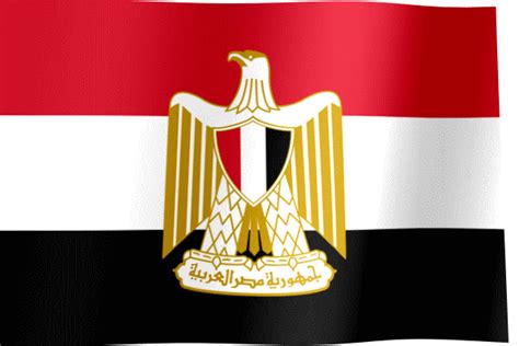 Flag of Egypt (GIF) - All Waving Flags