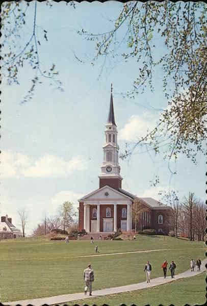 The University of Maryland Chapel College Park, MD Postcard