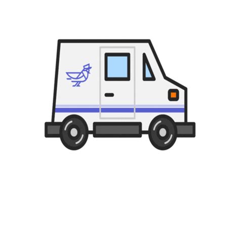 Mail Truck Cartoon