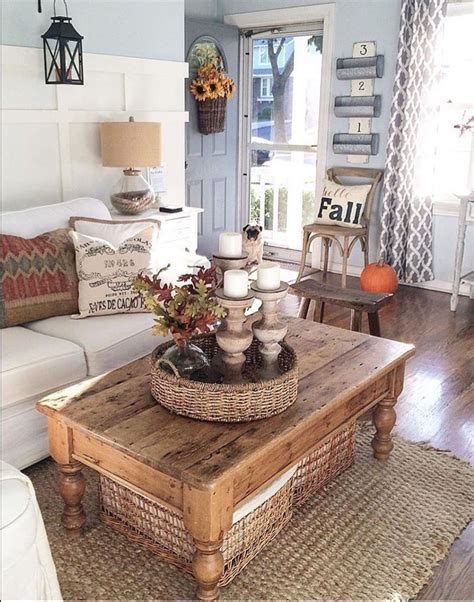 Coffee table with baskets underneath | 1000 in 2020 | Farmhouse coffee table decor, Coffee table ...