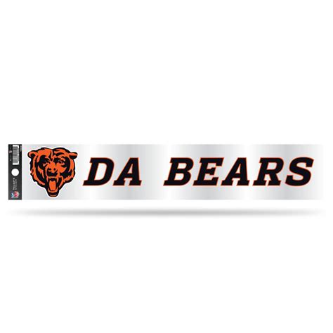 Chicago Bears Action Bumper Sticker | Bumper stickers, Bumpers, Chicago ...