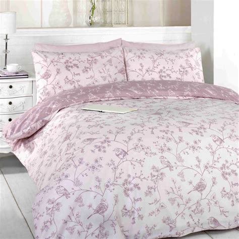 Toile Pink Birds Duvet Cover Set | Tonys Textiles