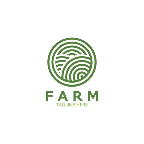 Farm agriculture organic logo design illustration of agriculture ...