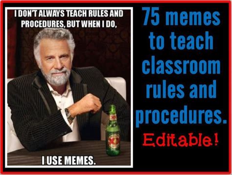 The 25+ best Class rules memes ideas on Pinterest | Classroom rules memes, Funny teacher posters ...