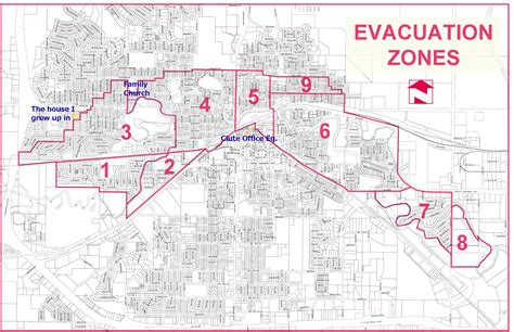 evacuation map