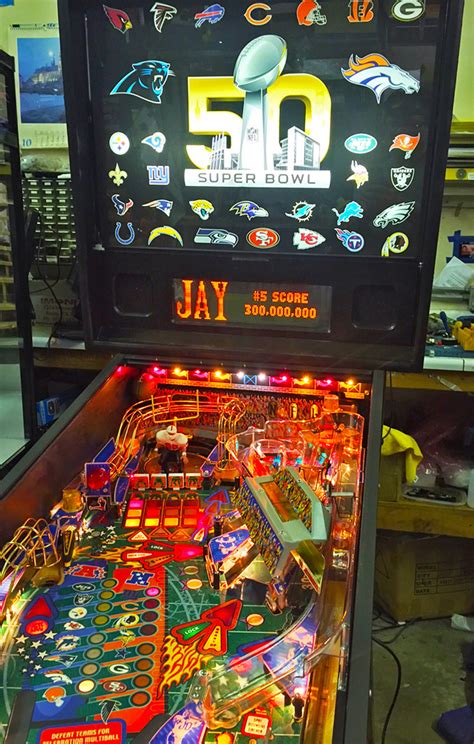 NFL Pinball Machine - Arcade Party, Pinball Game Rental - San Francisco