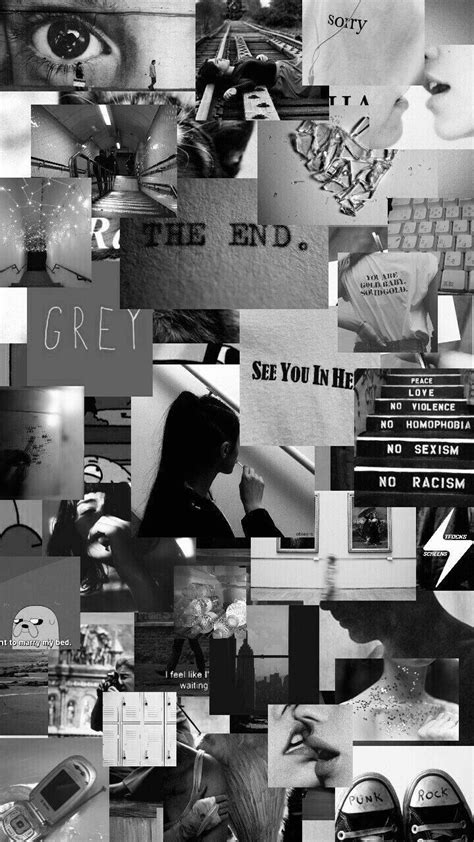 Black Aesthetic Wallpaper Collage | PixLith