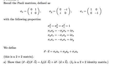 Pauli Matrices | Hot Sex Picture