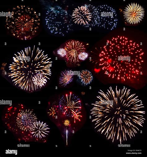 Firework shapes hi-res stock photography and images - Alamy