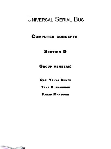 Universal Serial Bus | PDF | Usb | Electrical Connector