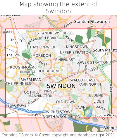 Where is Swindon? Swindon on a map