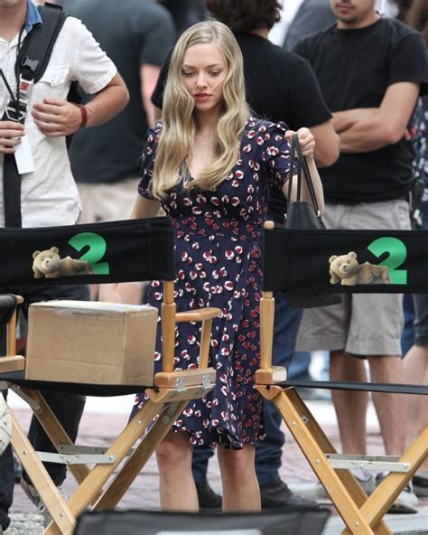 Amanda Seyfried - Filming 'Ted 2' Movie in Boston • CelebMafia