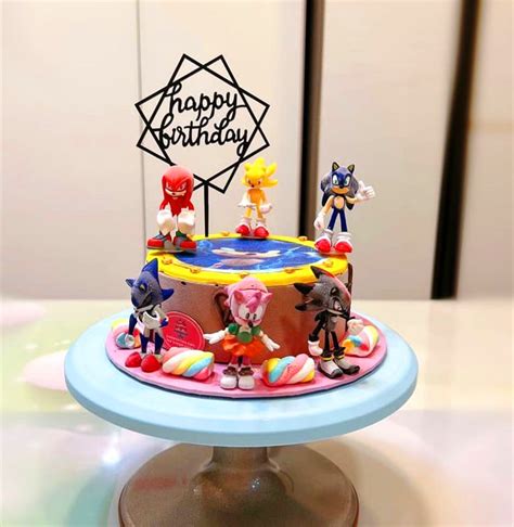 sonic birthday cake | sonic theme ice cream cake for kids