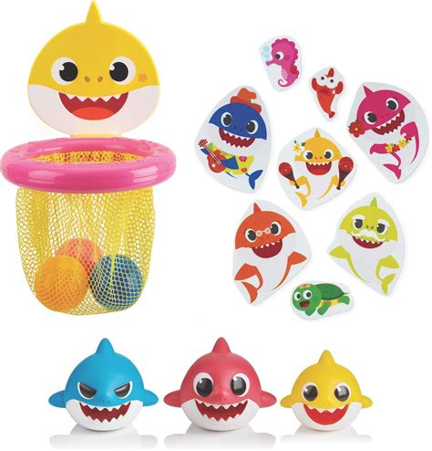 Amazon.com: Pinkfong Baby Shark Official - Bath Toy Bundle (Amazon Exclusive) : Everything Else