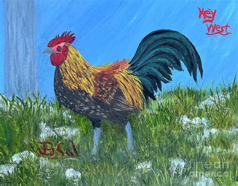 Cock a Doodle Doo Painting by Jo Ann Salwei | Fine Art America