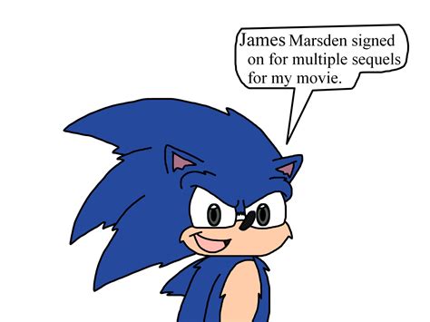 James Marsden signed on for Sonic movie sequels by Ultra-Shounen-Kai-Z on DeviantArt