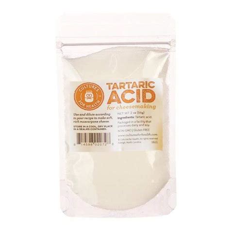 Tartaric Acid - Cultures For Health