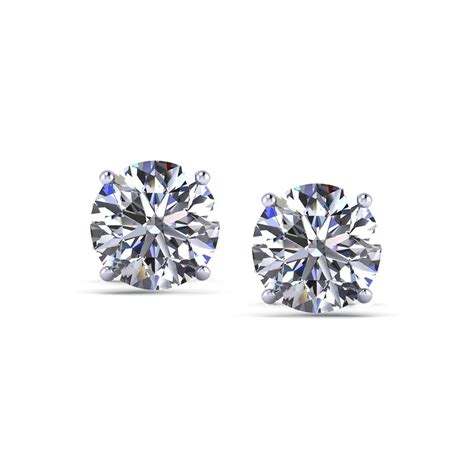 2 Carat Diamond Stud Earrings - Jewelry Designs