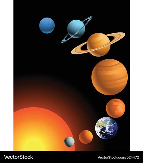 Solar system Royalty Free Vector Image - VectorStock