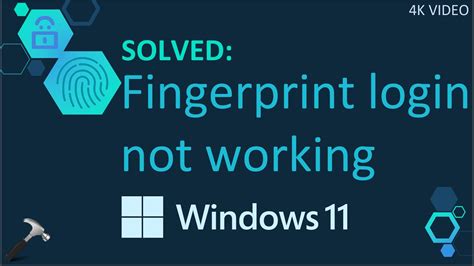 Solved: Fingerprint login not working in Windows 11 - YouTube