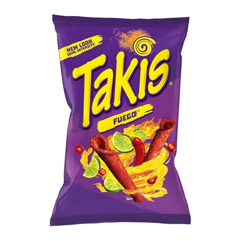 Takis Fuego Hot Chili Pepper & Lime Tortilla Chips - 180g | Poppin Candy